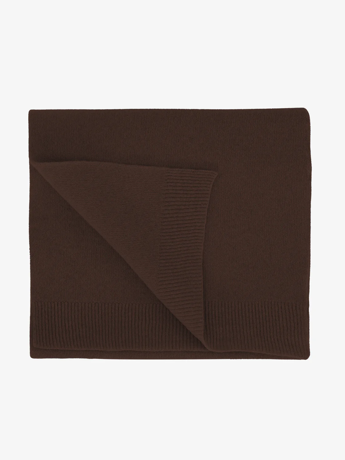 COLORFUL STANDARD Merino Wool Scarf - Coffee Brown