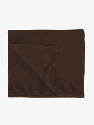 COLORFUL STANDARD Merino Wool Scarf - Coffee Brown