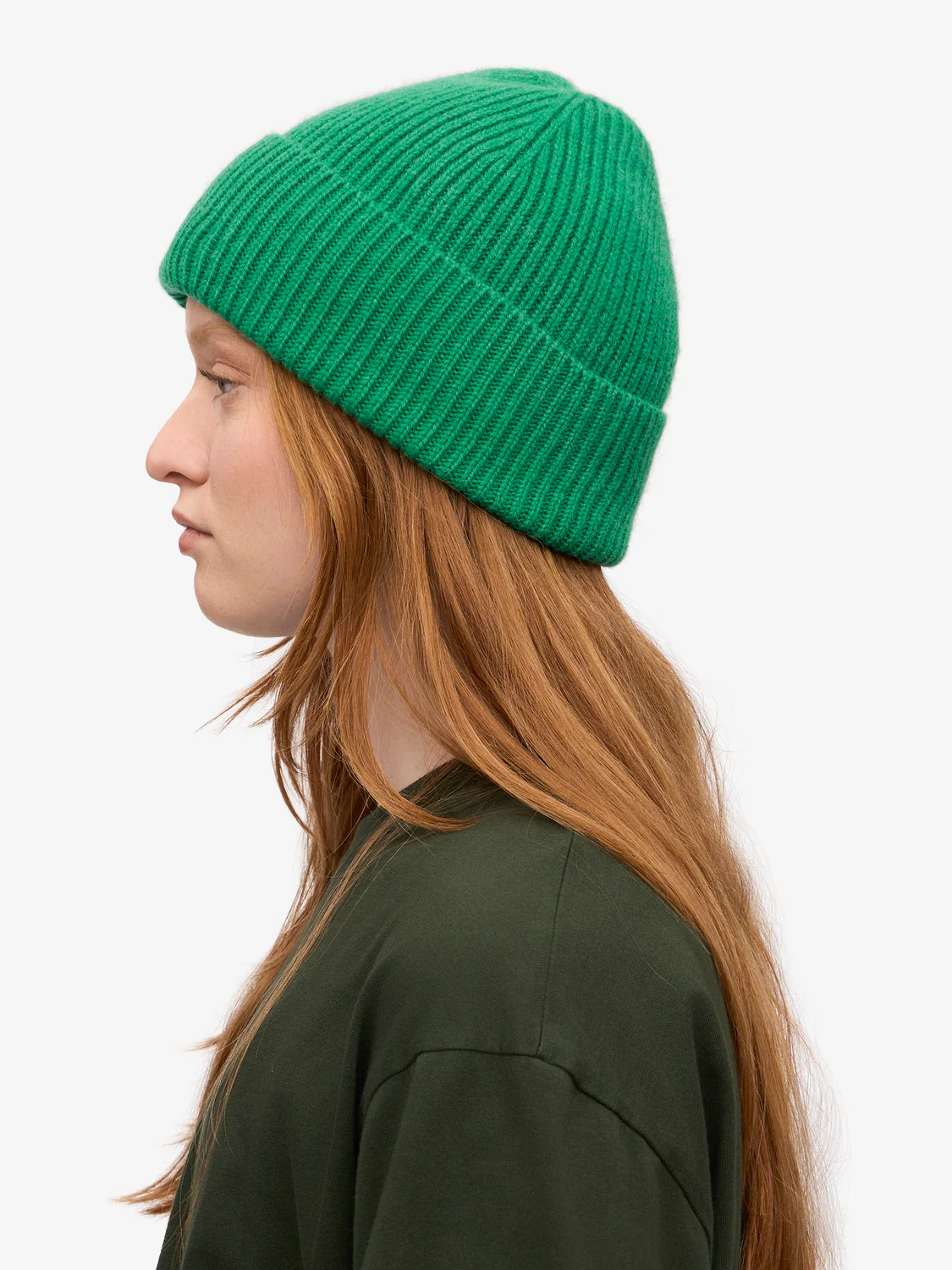 COLORFUL STANDARD Merino Wool Beanie - Kelly Green