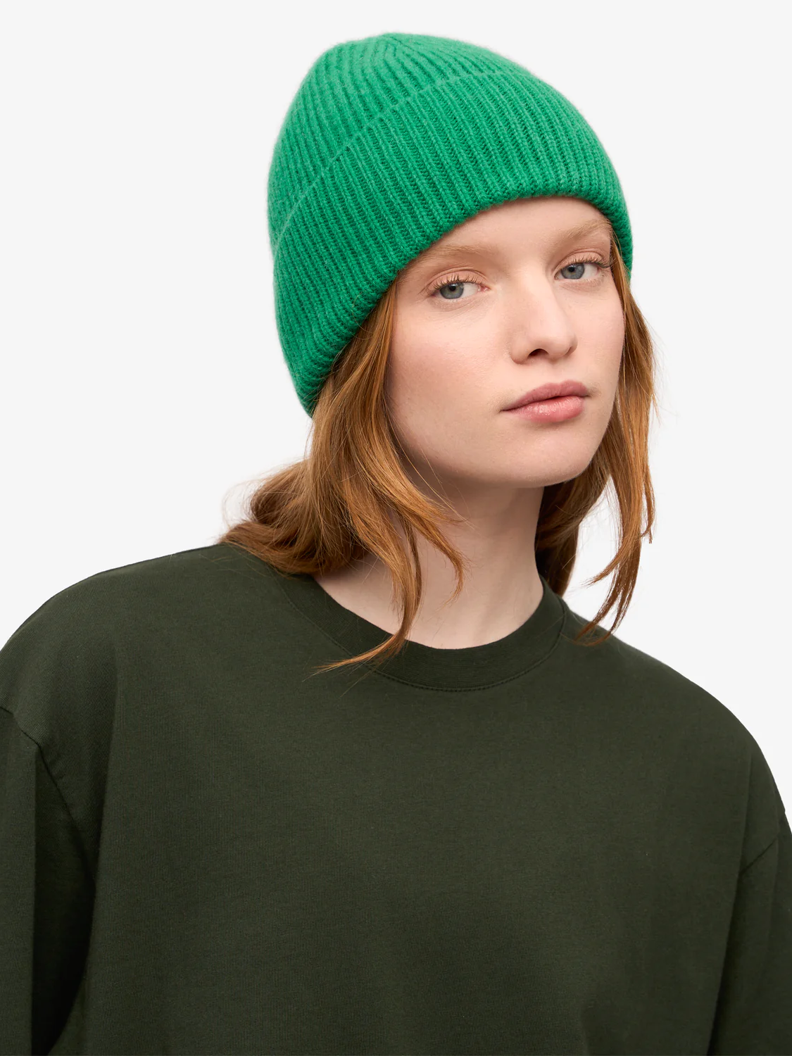 COLORFUL STANDARD Merino Wool Beanie - Kelly Green
