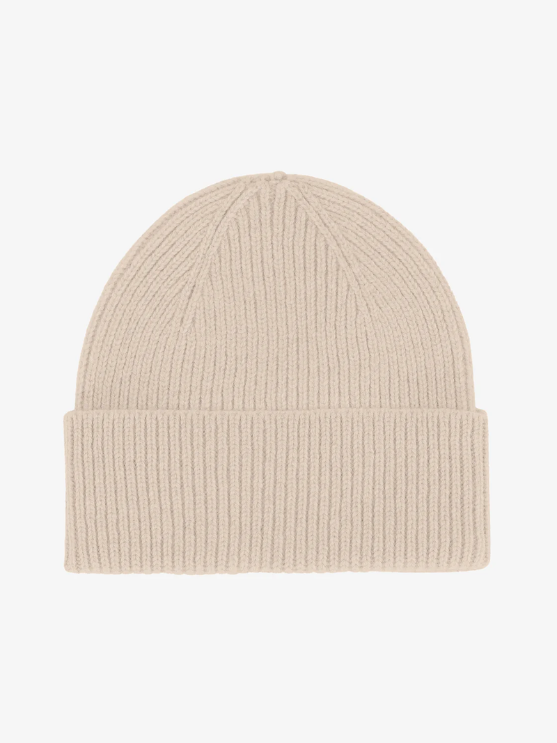 COLORFUL STANDARD Merino Wool Beanie - Ivory White