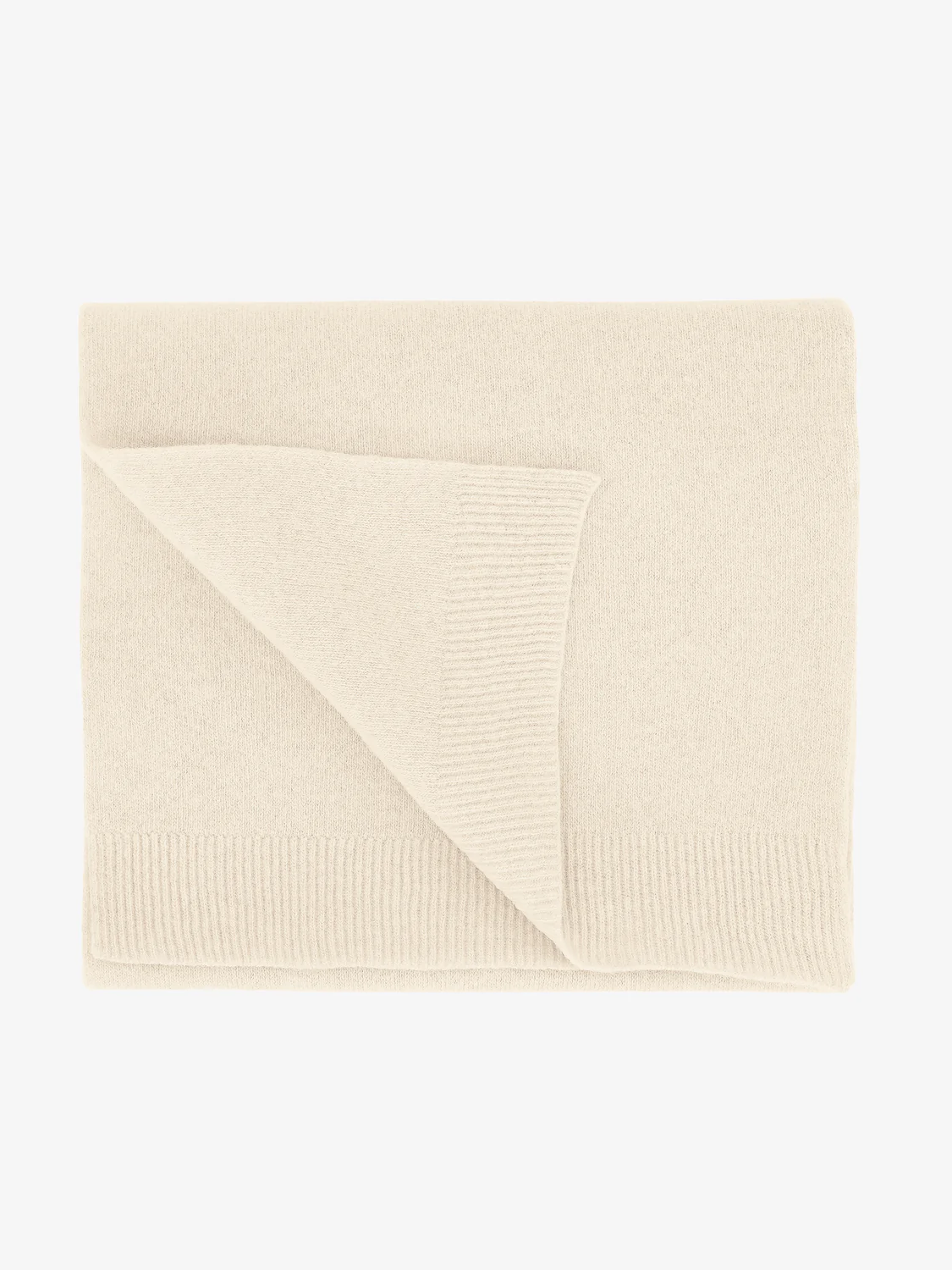 COLORFUL STANDARD Merino Wool Scarf - Optical White