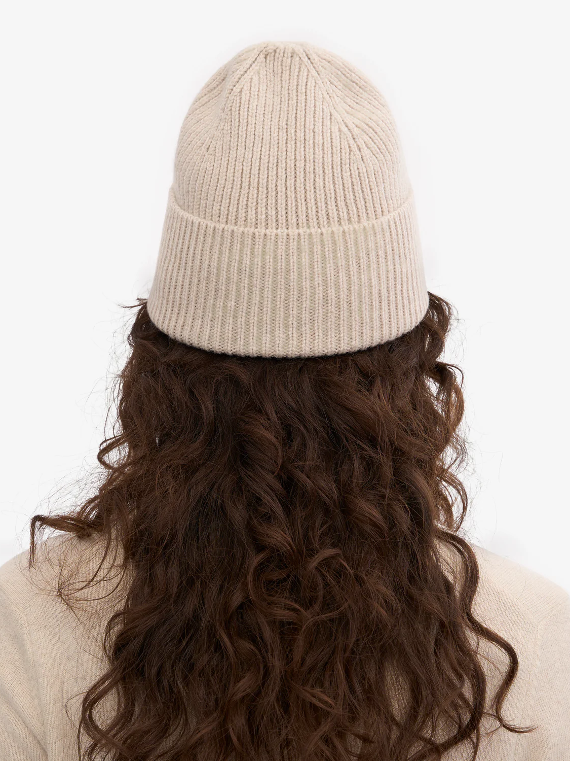 COLORFUL STANDARD Merino Wool Beanie - Ivory White