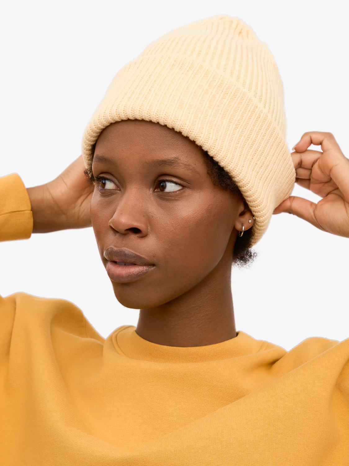 COLORFUL STANDARD Merino Wool Hat - Soft Yellow