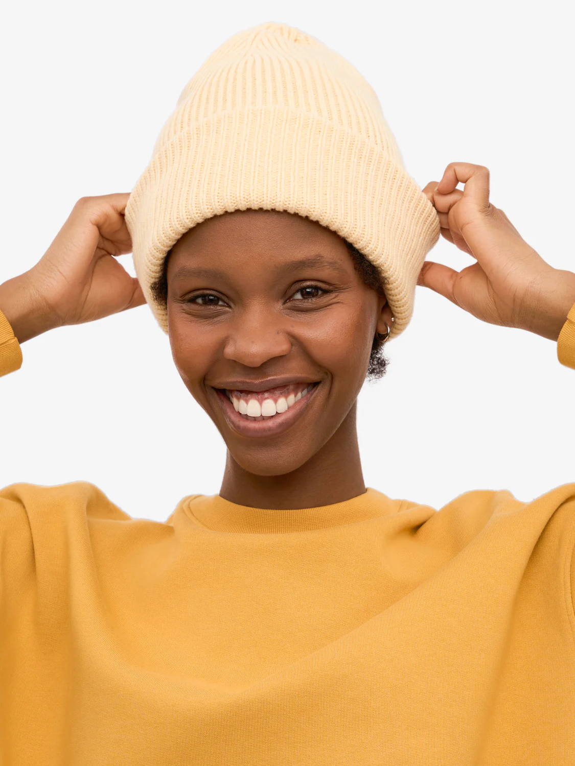 COLORFUL STANDARD Merino Wool Hat - Soft Yellow