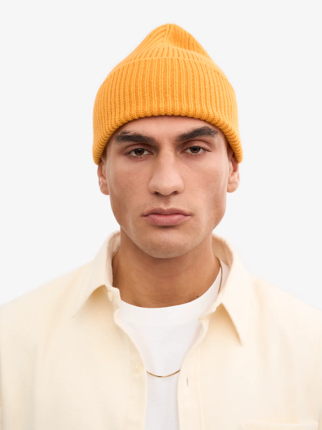 COLORFUL STANDARD Merino Wool Beanie - Burned Yellow