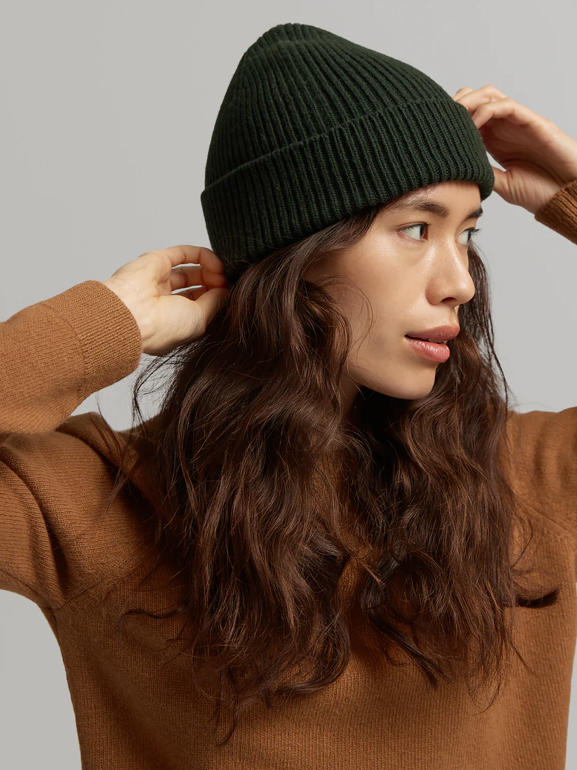 COLORFUL STANDARD Merino Wool Beanie - Hunter Green