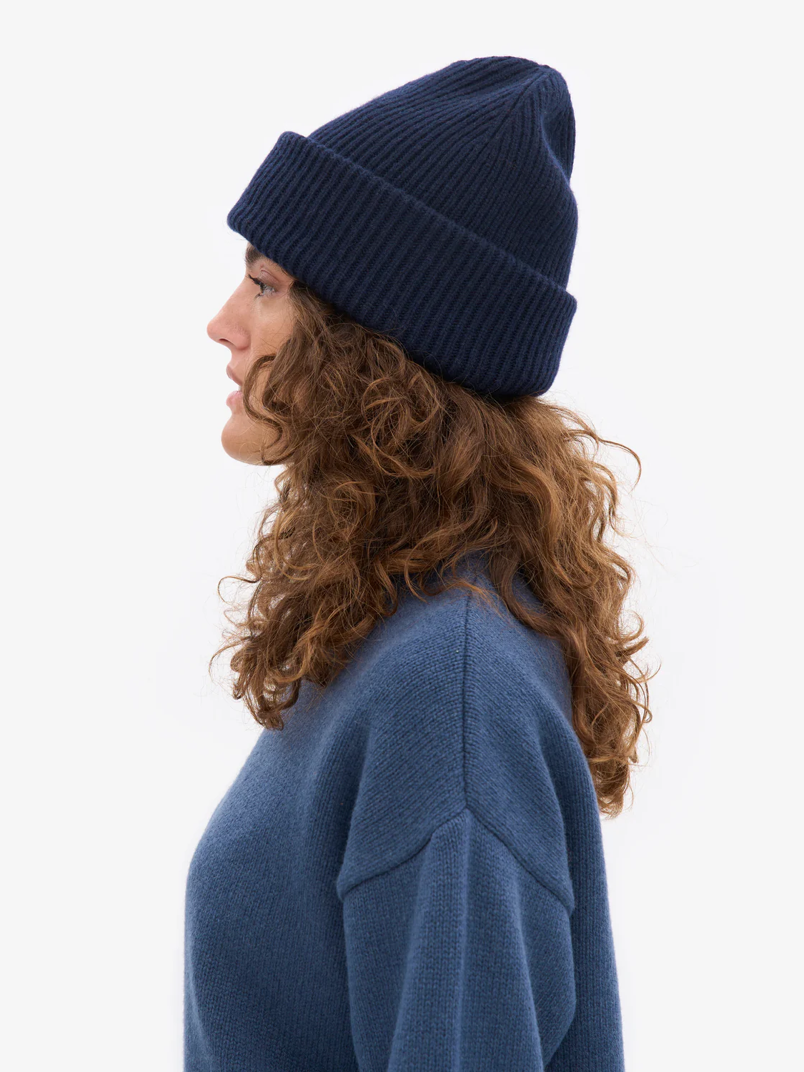 COLORFUL STANDARD Merino Wool Hat - Navy Blue