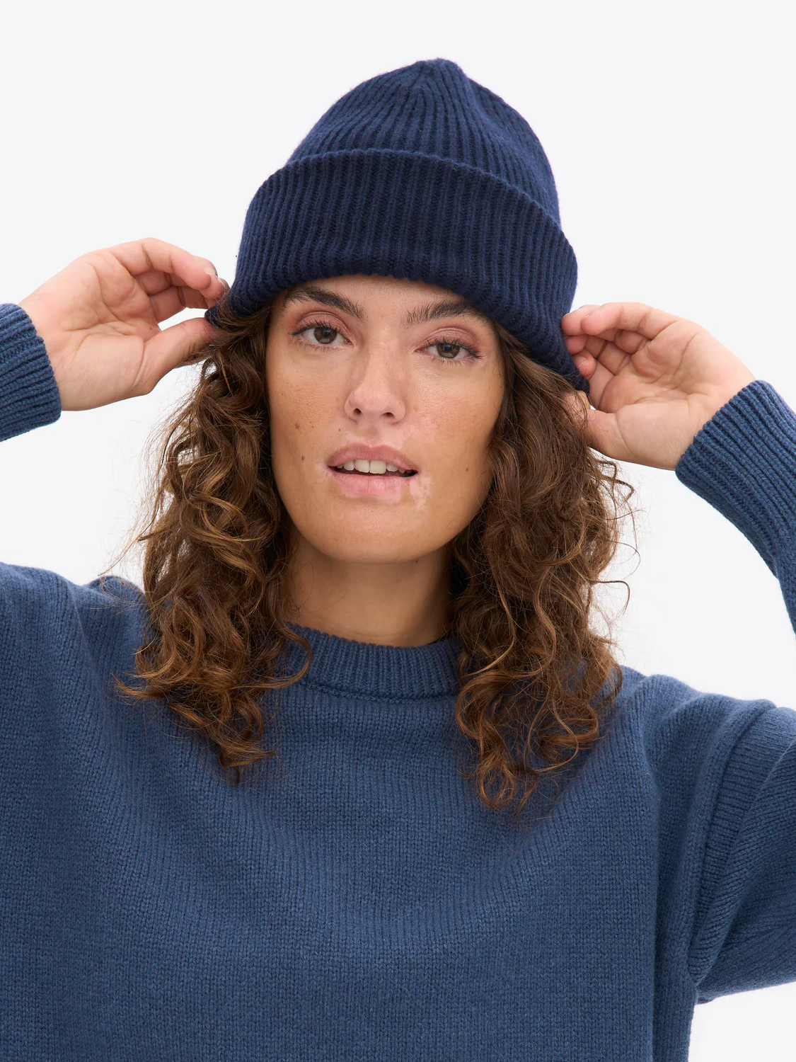 COLORFUL STANDARD Merino Wool Hat - Navy Blue