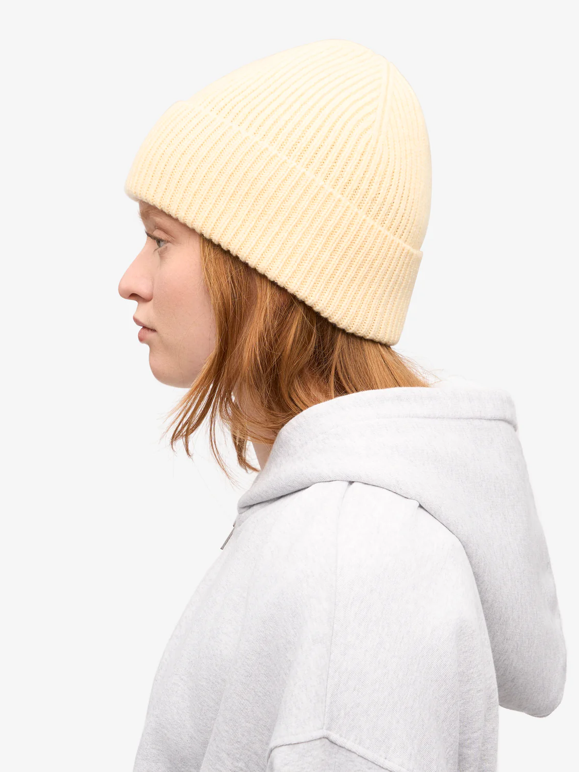 COLORFUL STANDARD Merino Wool Beanie - Soft Yellow