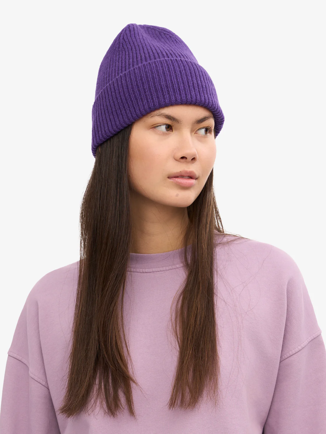 COLORFUL STANDARD Merino Wool Beanie - Ultra Violet