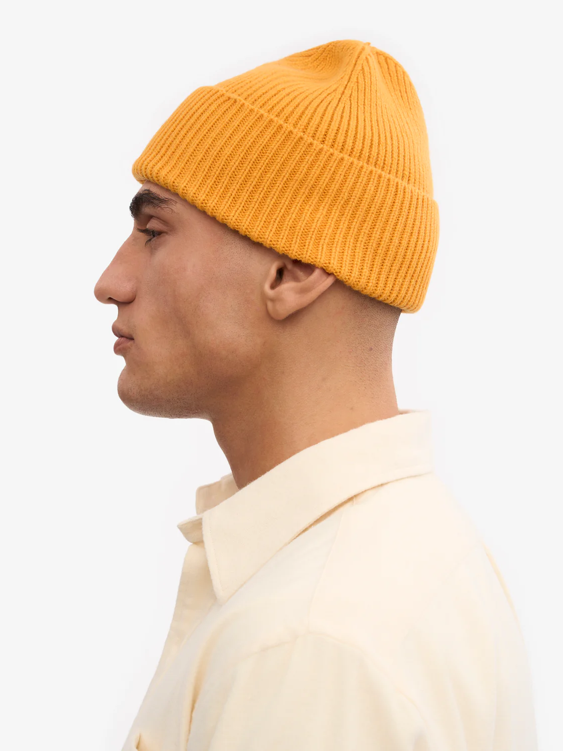 COLORFUL STANDARD Merino Wool Beanie - Burned Yellow