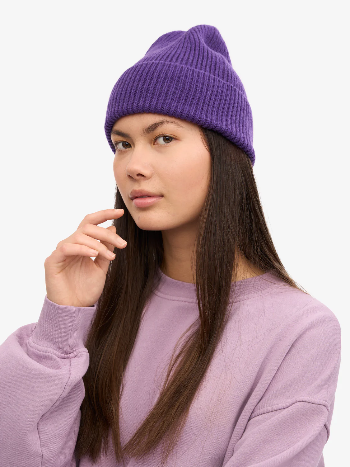 COLORFUL STANDARD Merino Wool Beanie - Ultra Violet