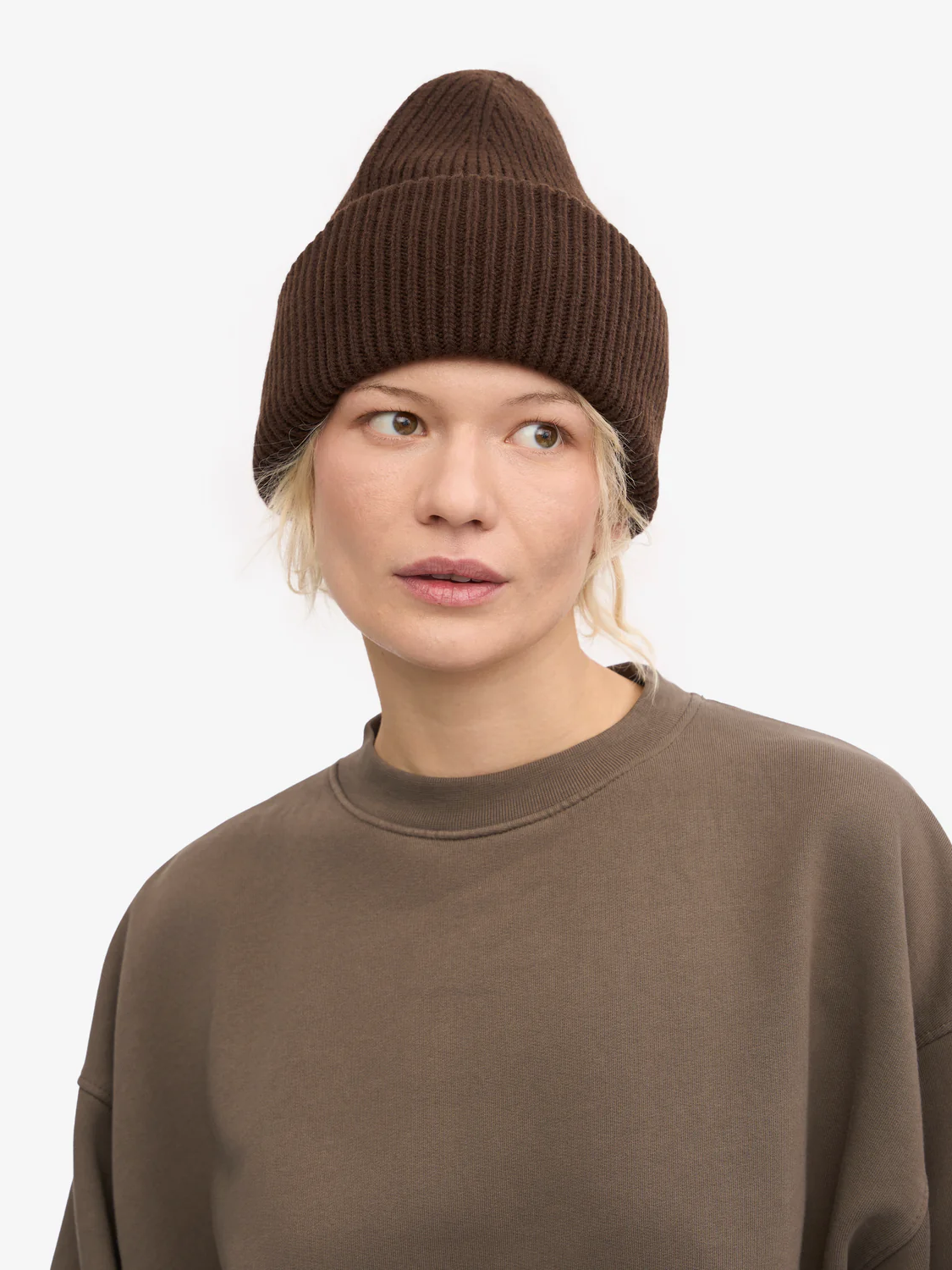 COLORFUL STANDARD Merino Wool Hat - Coffee Brown