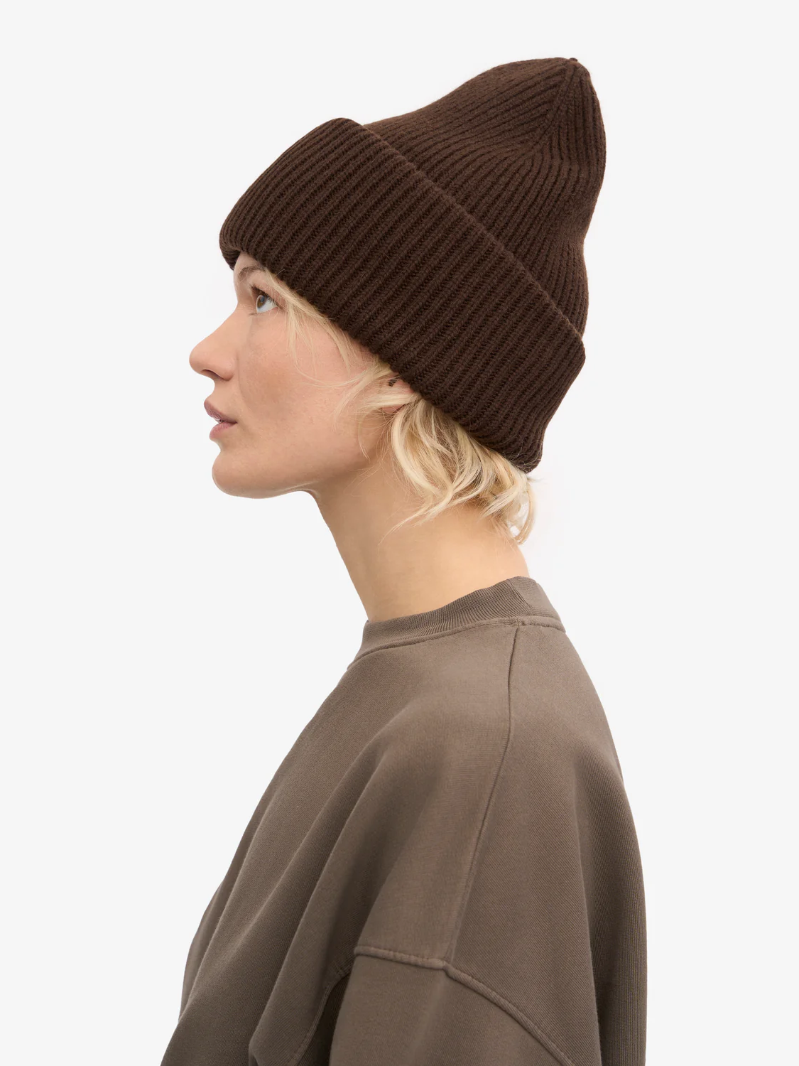COLORFUL STANDARD Merino Wool Hat - Coffee Brown