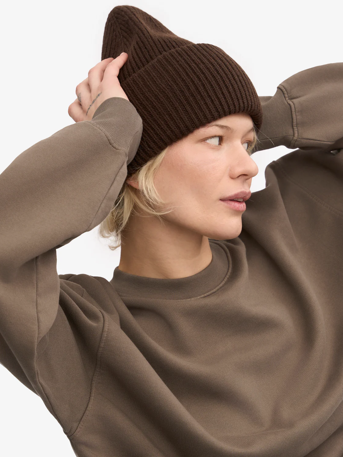 COLORFUL STANDARD Merino Wool Hat - Coffee Brown