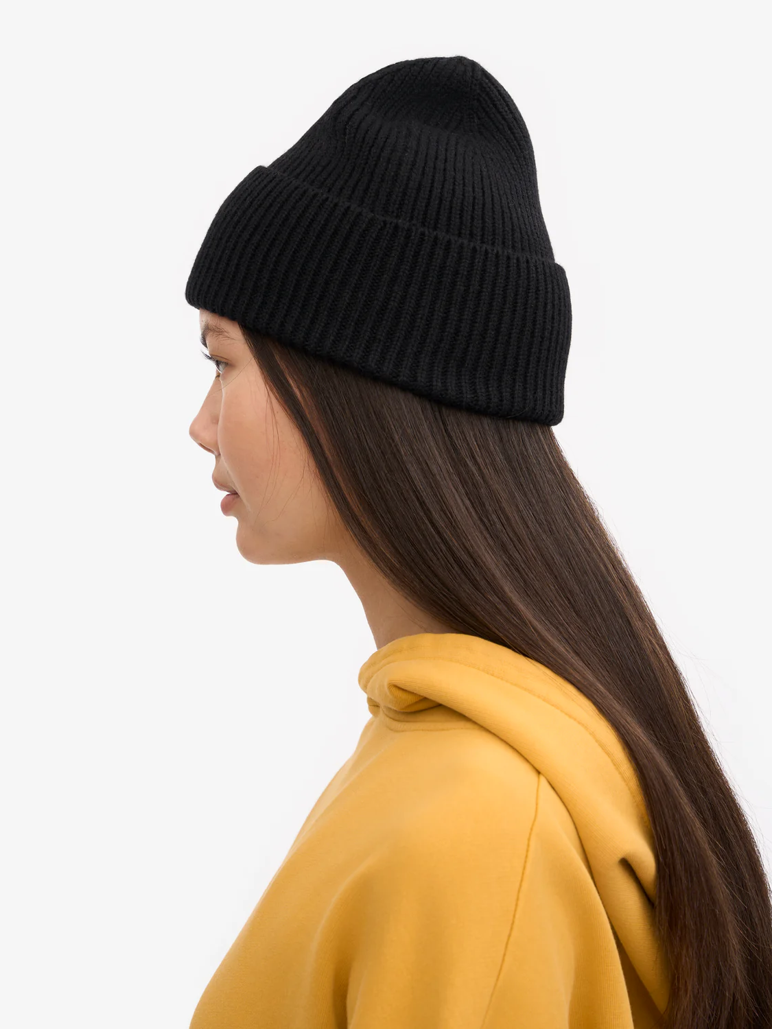 COLORFUL STANDARD Merino Wool Beanie - Deep Black