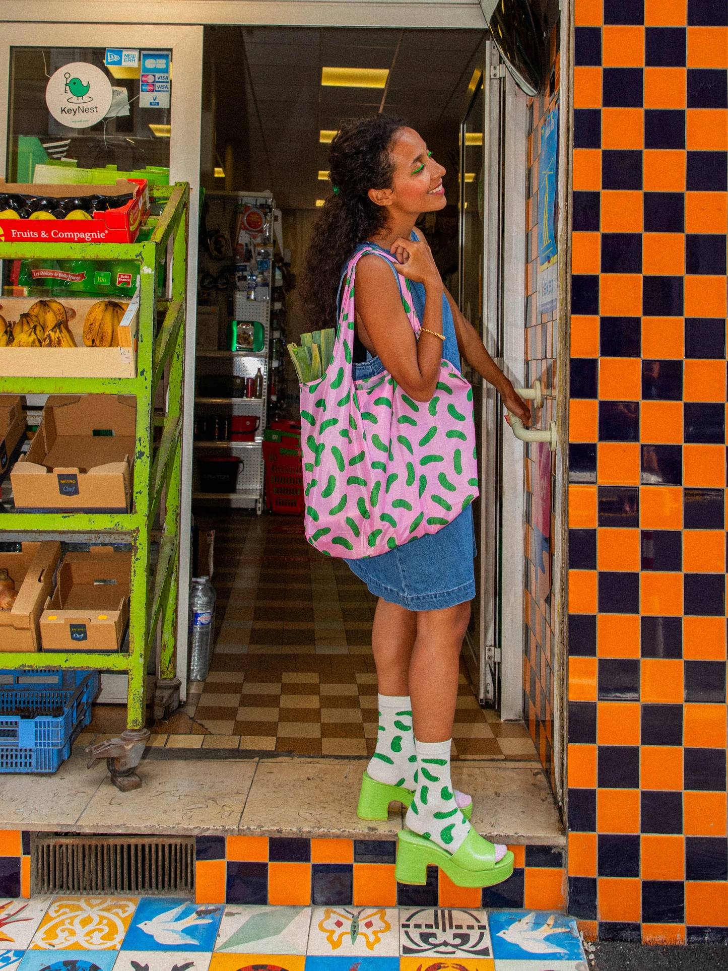 CouCou Suzette Pickle Shopping Bag - Sackerl