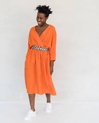 Frieda Dress Orange