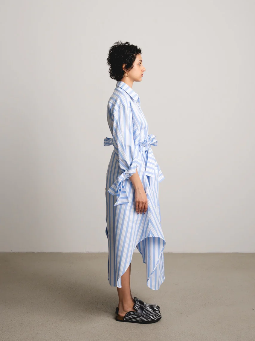 JANA WIELAND Dusk Bow Sleeve Crop Shirt / Sunshade