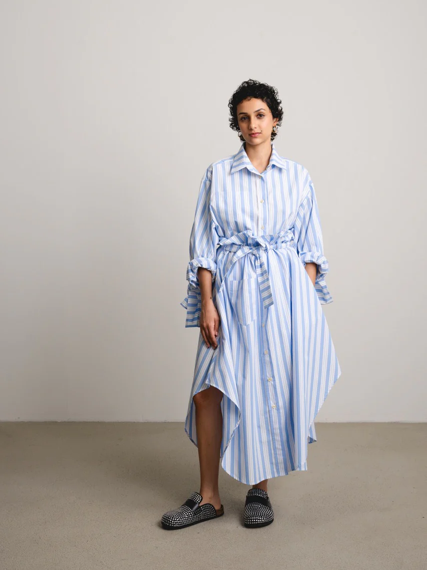 JANA WIELAND Dusk Bow Sleeve Crop Shirt / Sunshade