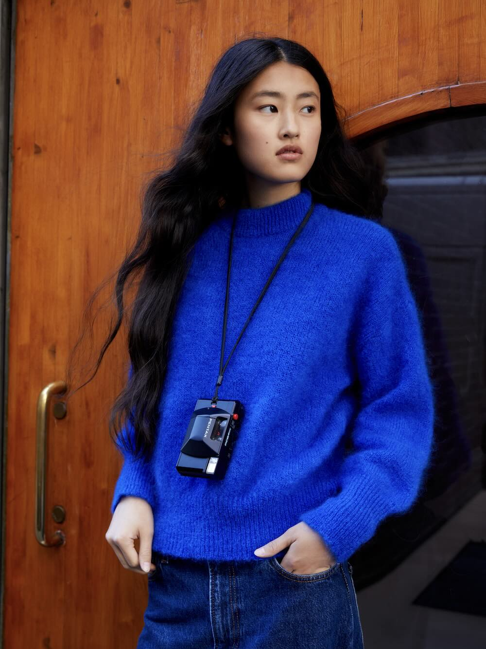 SURPRISE PARIS Jane Mohair Pullover - Electric Blue