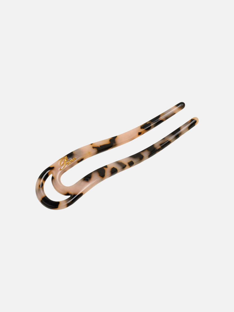 Jolie Hair Pin - White Leo - SPANGE