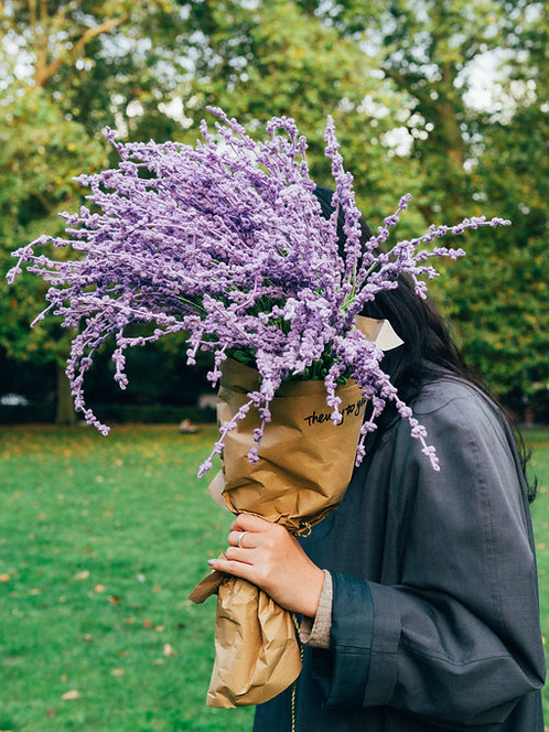 Handmade Crochet Flower - Lavender Of Provence - Diverses