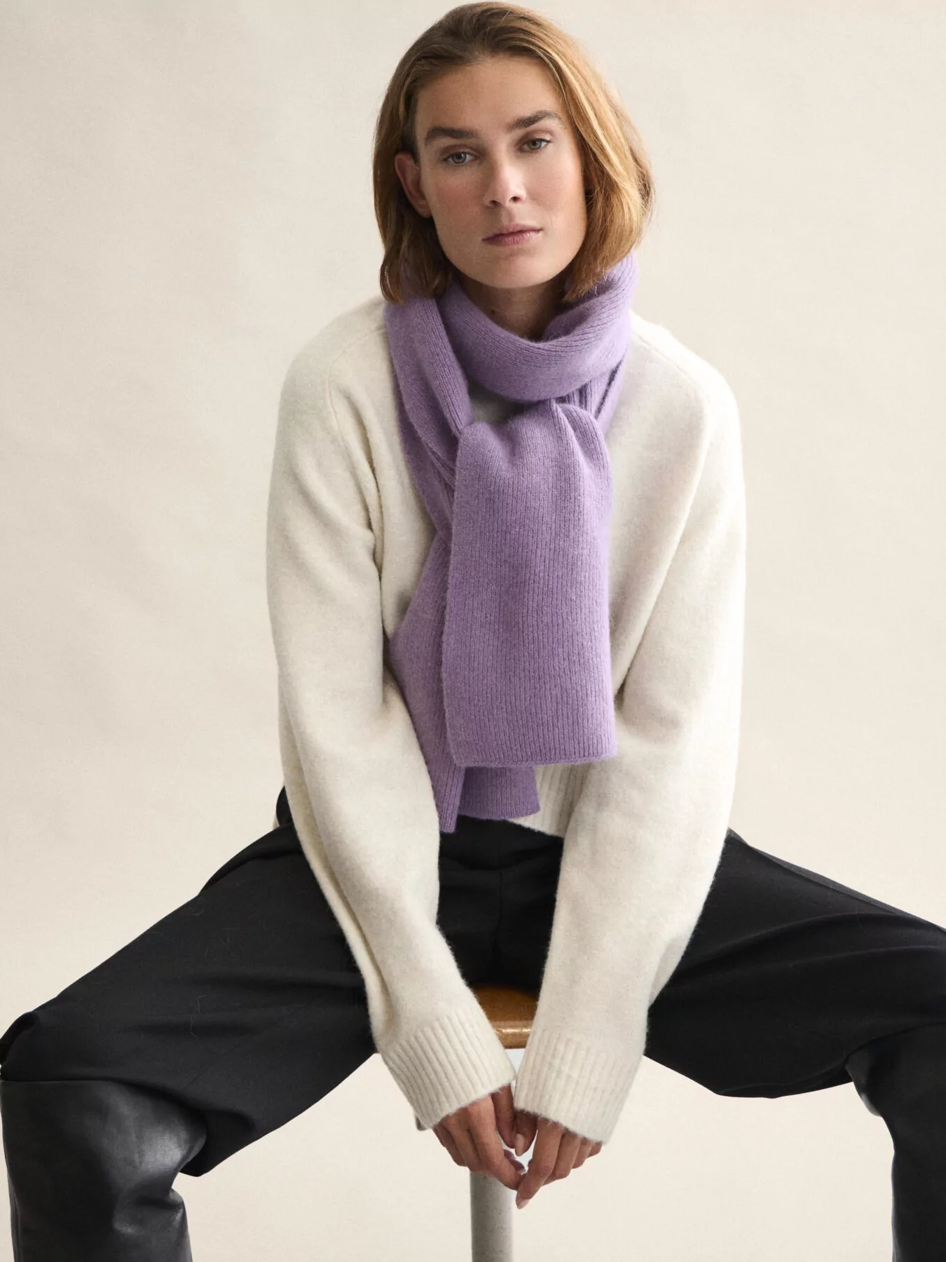 LE BONNET Scarf Lavender - Schal