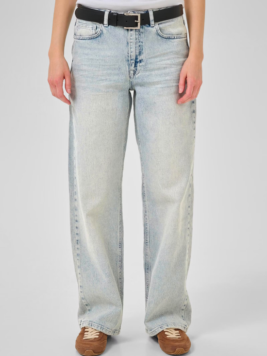 MY ESSENTIAL WARDROBE The Louis 139 High Wide - Light Blue Dirty Wash / 26 / 32 - Hose