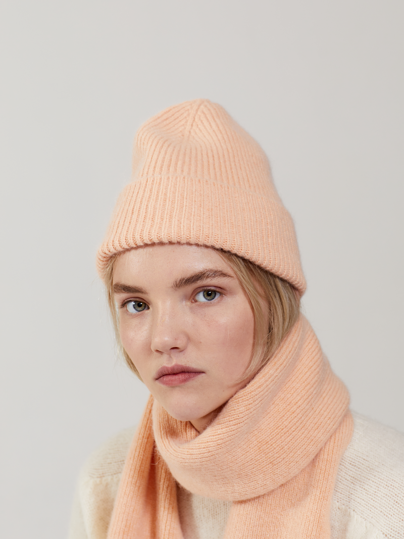 LE BONNET Scarf Peach - Schal