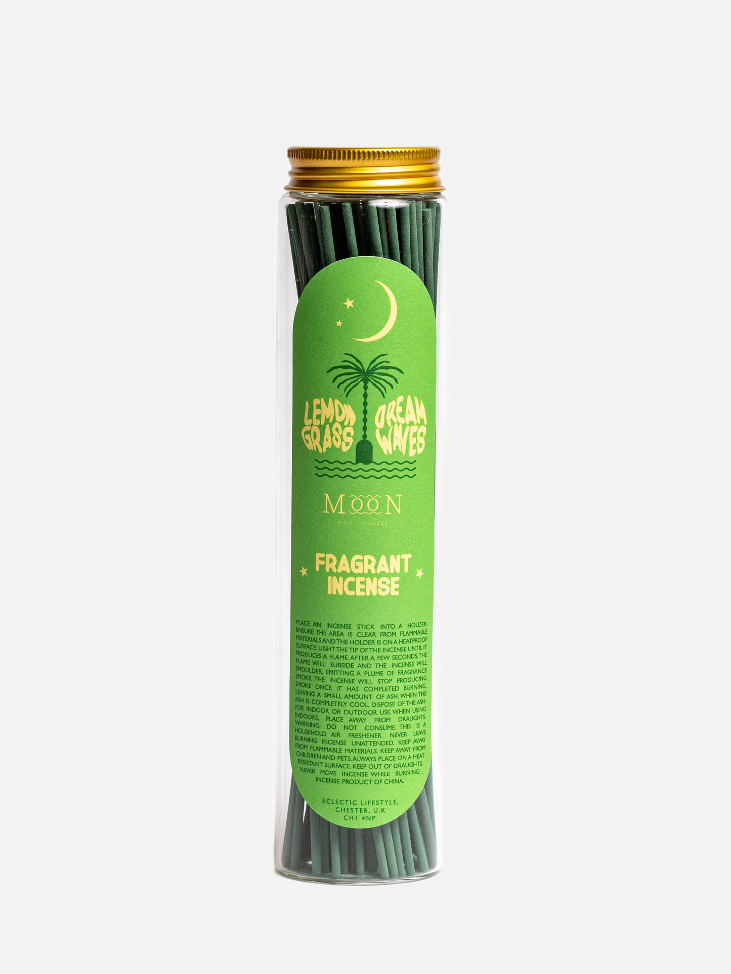 Lemon Grass Dream Waves - 100 Incense Stick Jar