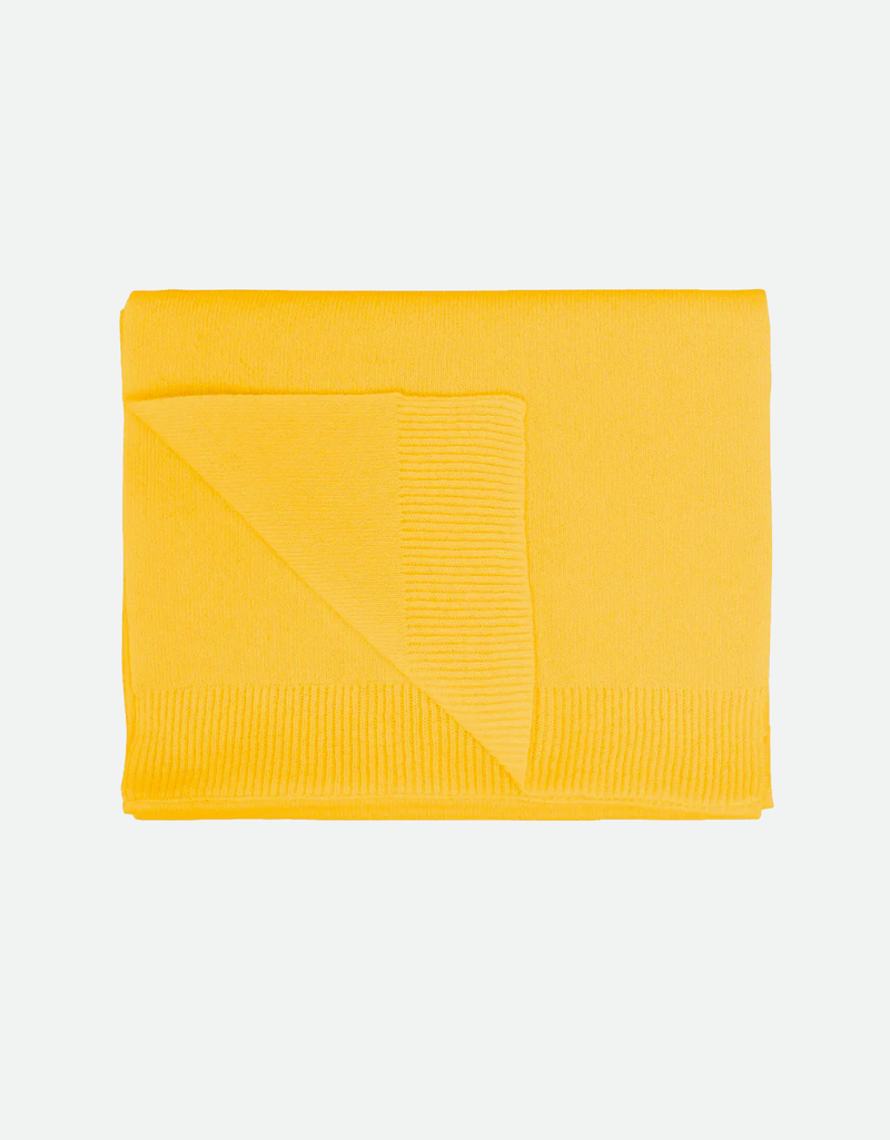 COLORFUL STANDARD Scarf Various Colors - Lemon Yellow - Schal