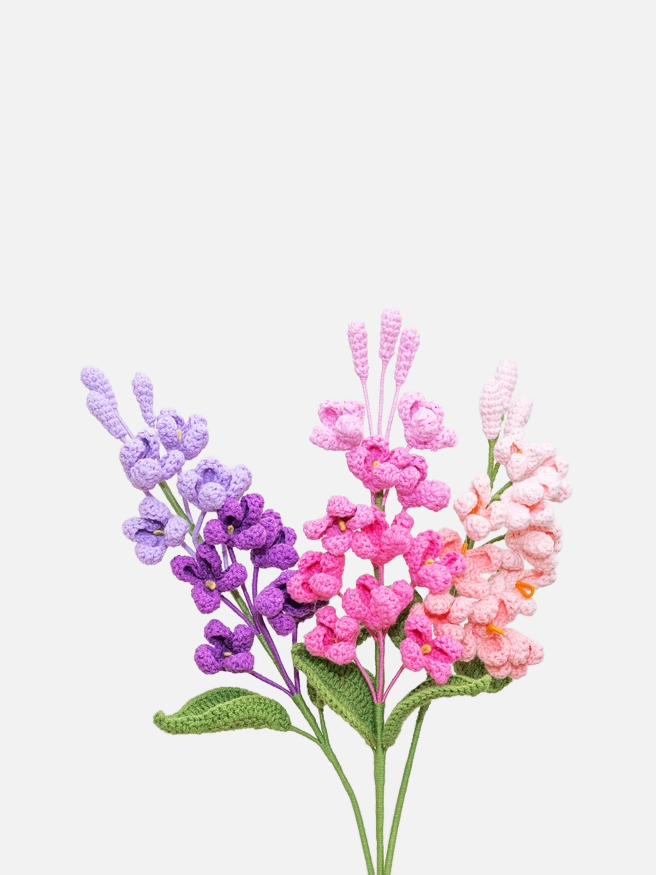 Handmade Crochet Flower - Lilac - Diverses