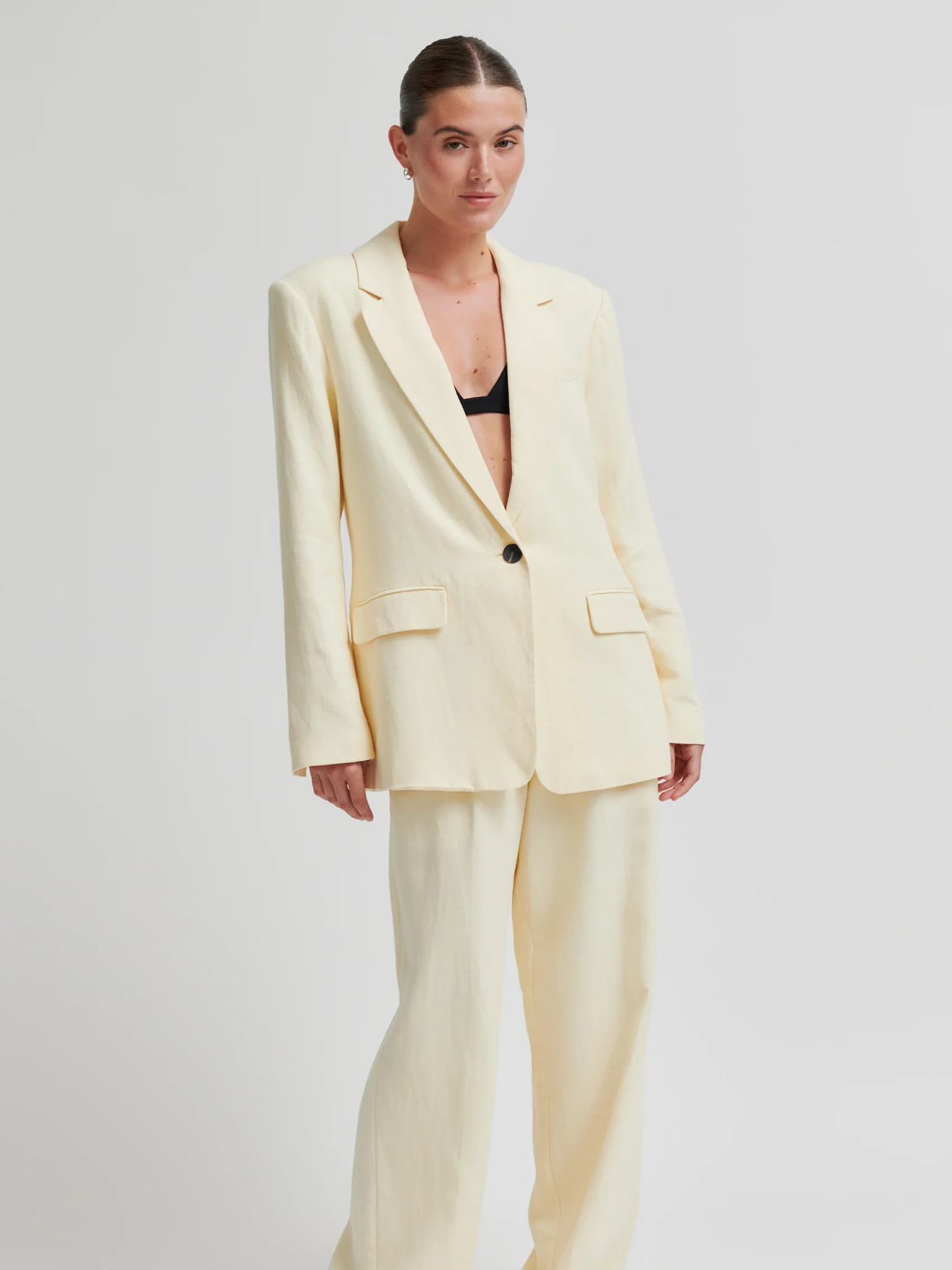 SECOND FEMALE Lino New Fit Blazer Yellow