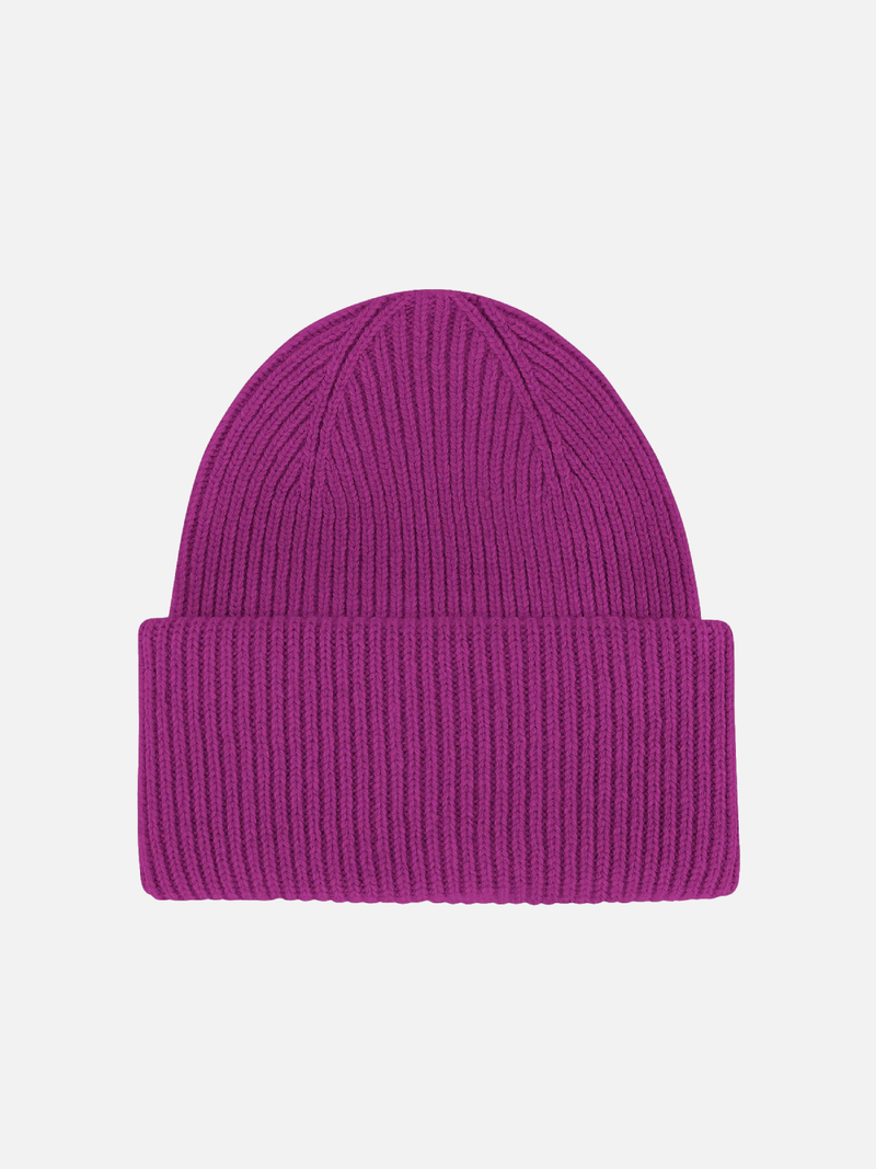COLORFUL STANDARD Merino Wool Hat Various Colors - Magenta Blaze - Beanie