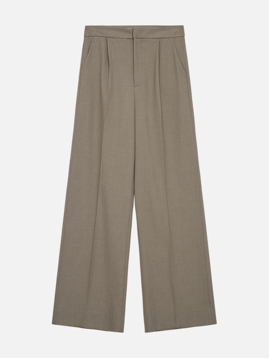 COPENHAGEN MUSE CMTailor Straight Pants - Winter Twig Melange / XS - Hose