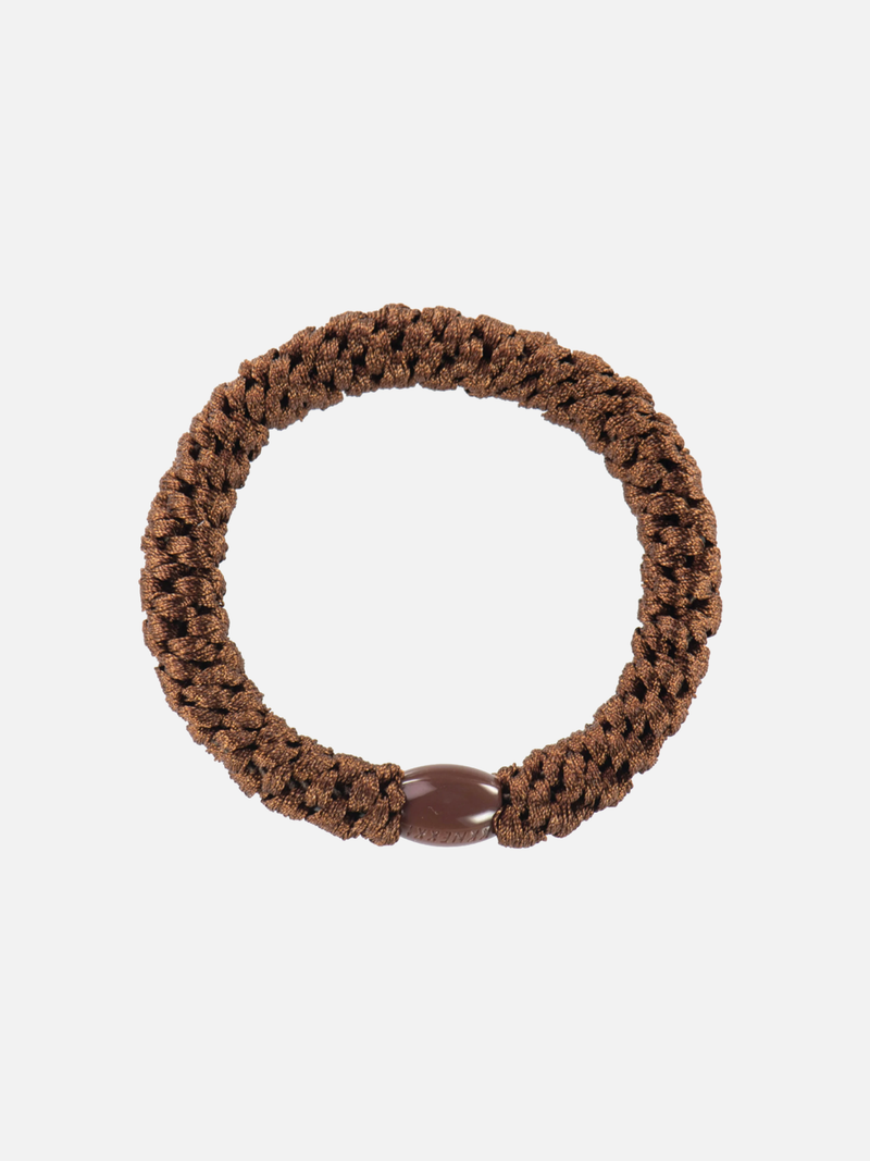 KKNEKKI Hair Tie Plain - Mid Brown - Scrunchie