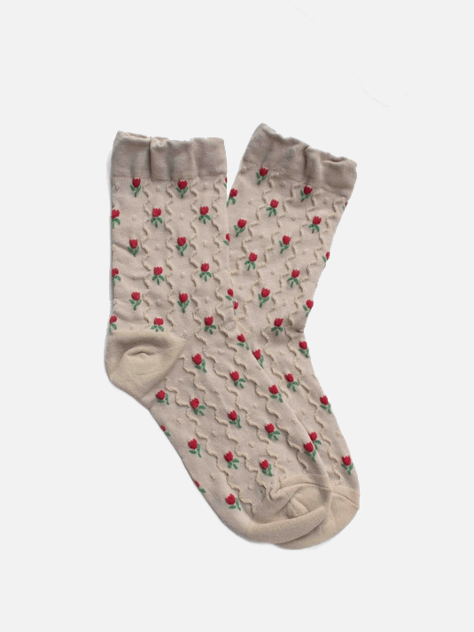 TIEPOLOGY Mini Tulip Flower Socks