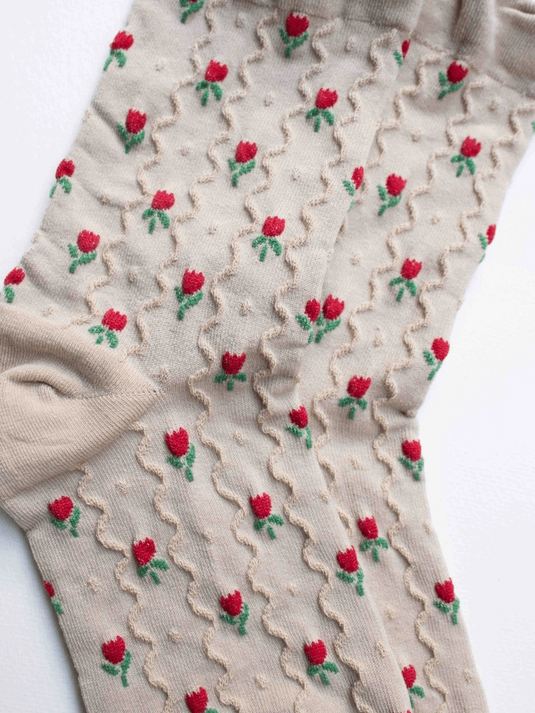 TIEPOLOGY Mini Tulip Flower Socks