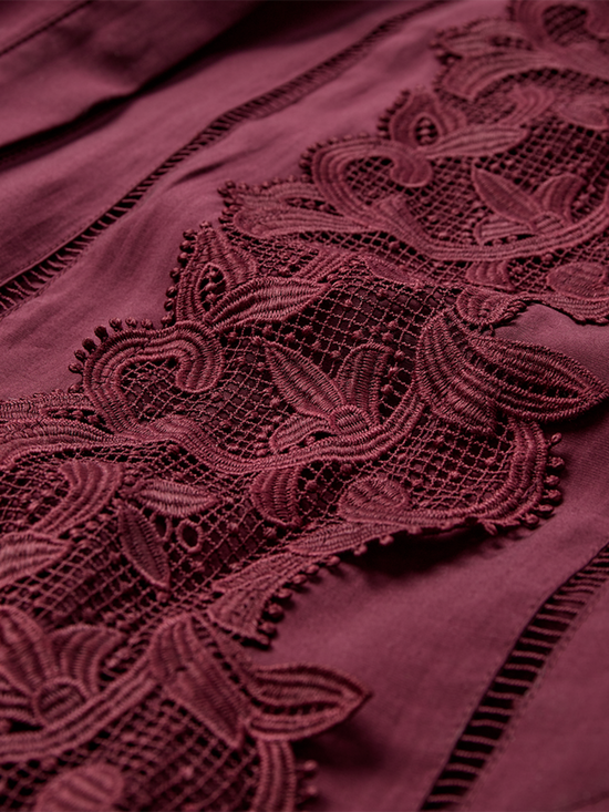 COPENHAGEN MUSE CMMolly Shirt with Lace Front - Bluse