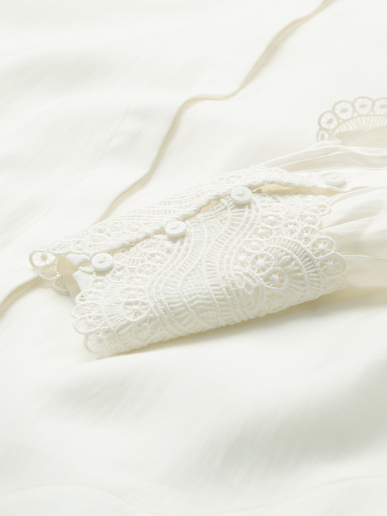 COPENHAGEN MUSE CMMolly Shirt Lace Sleeves - Bluse