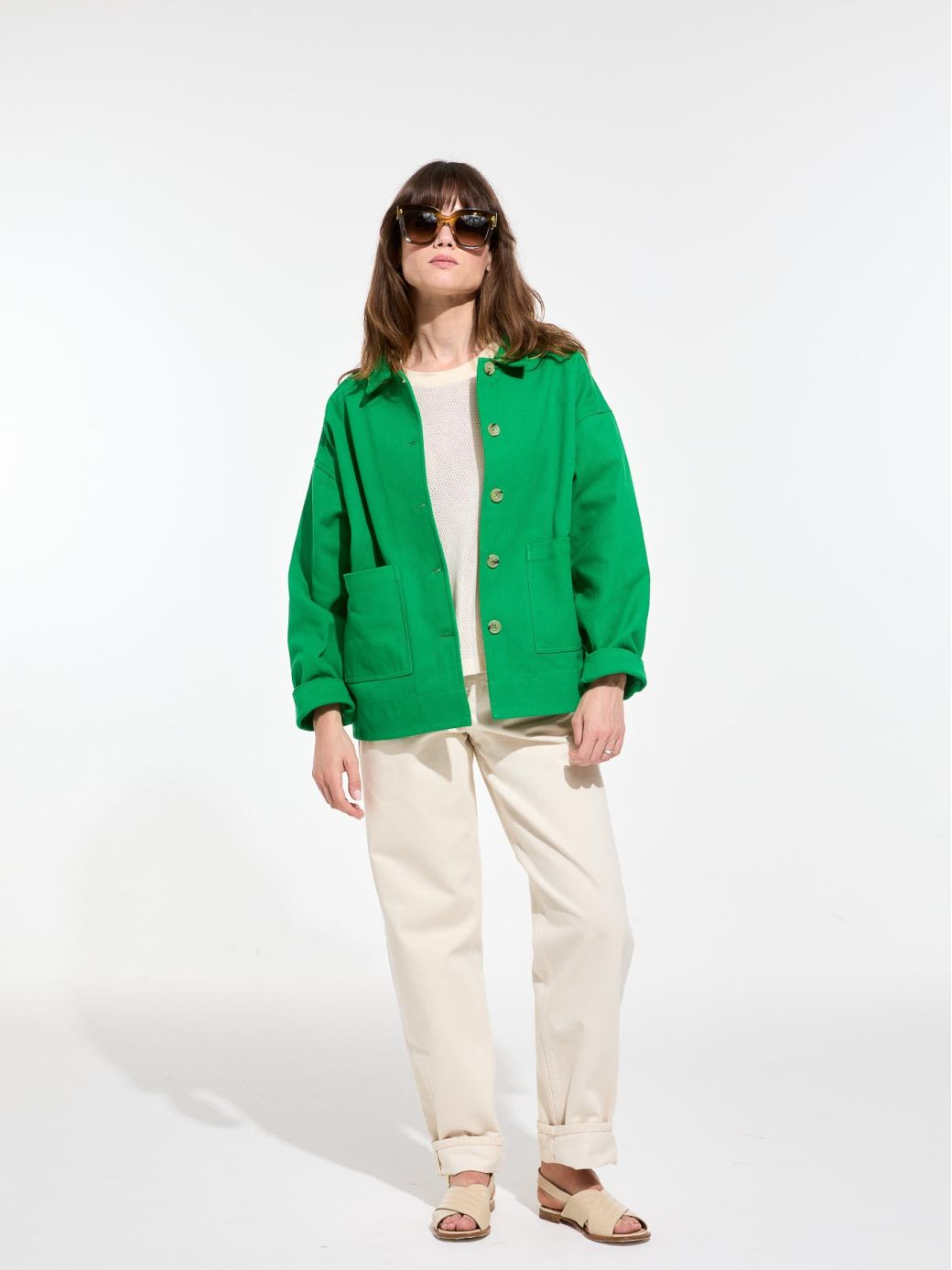 MAPOESIE Green Mina Folia Jacket