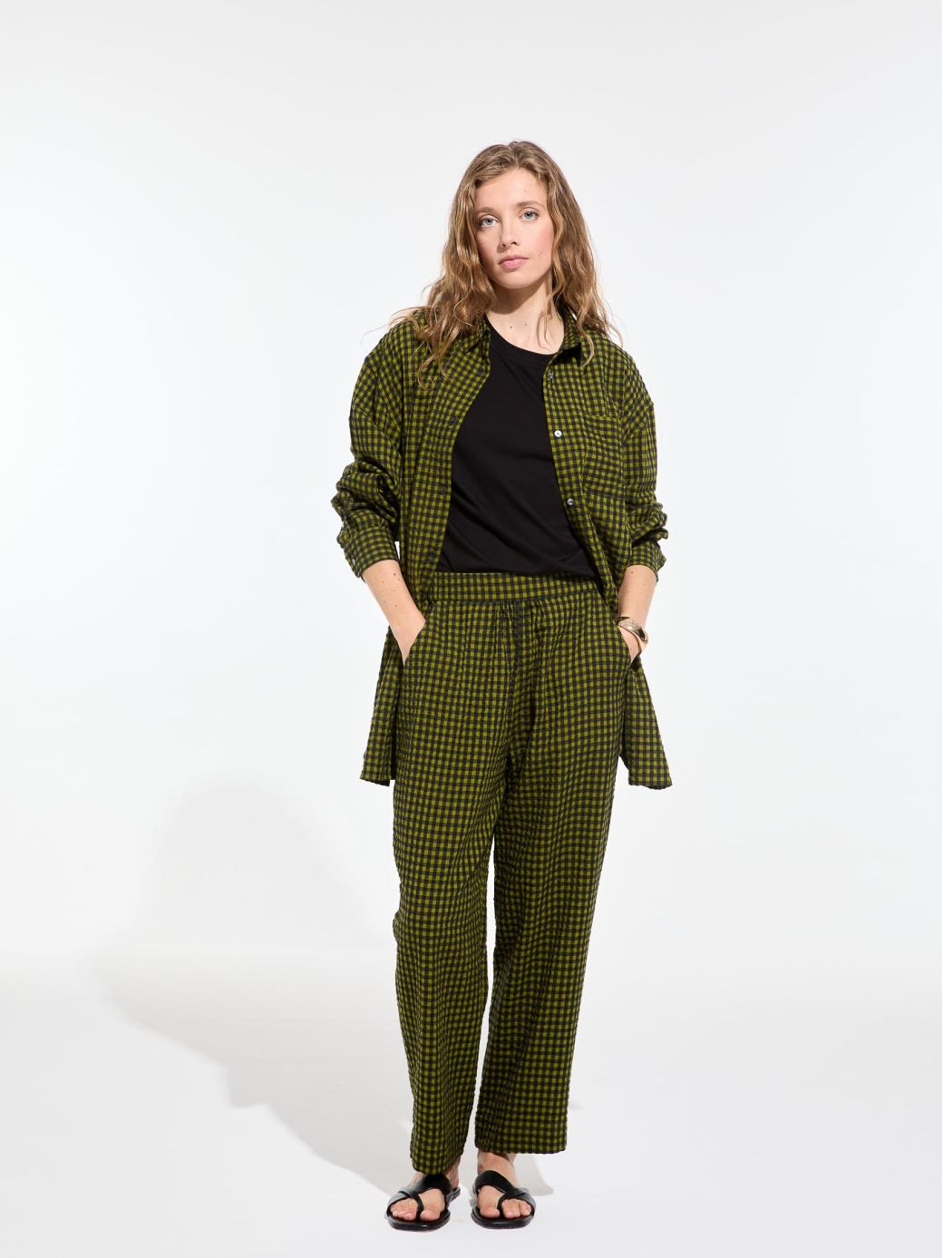 MAPOESIE Navy Khaki Joe Freesia Pants