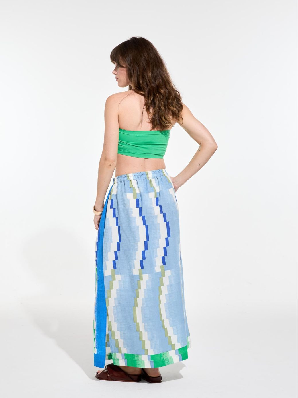 MAPOESIE Sky Blue Juliette Aurore Skirt