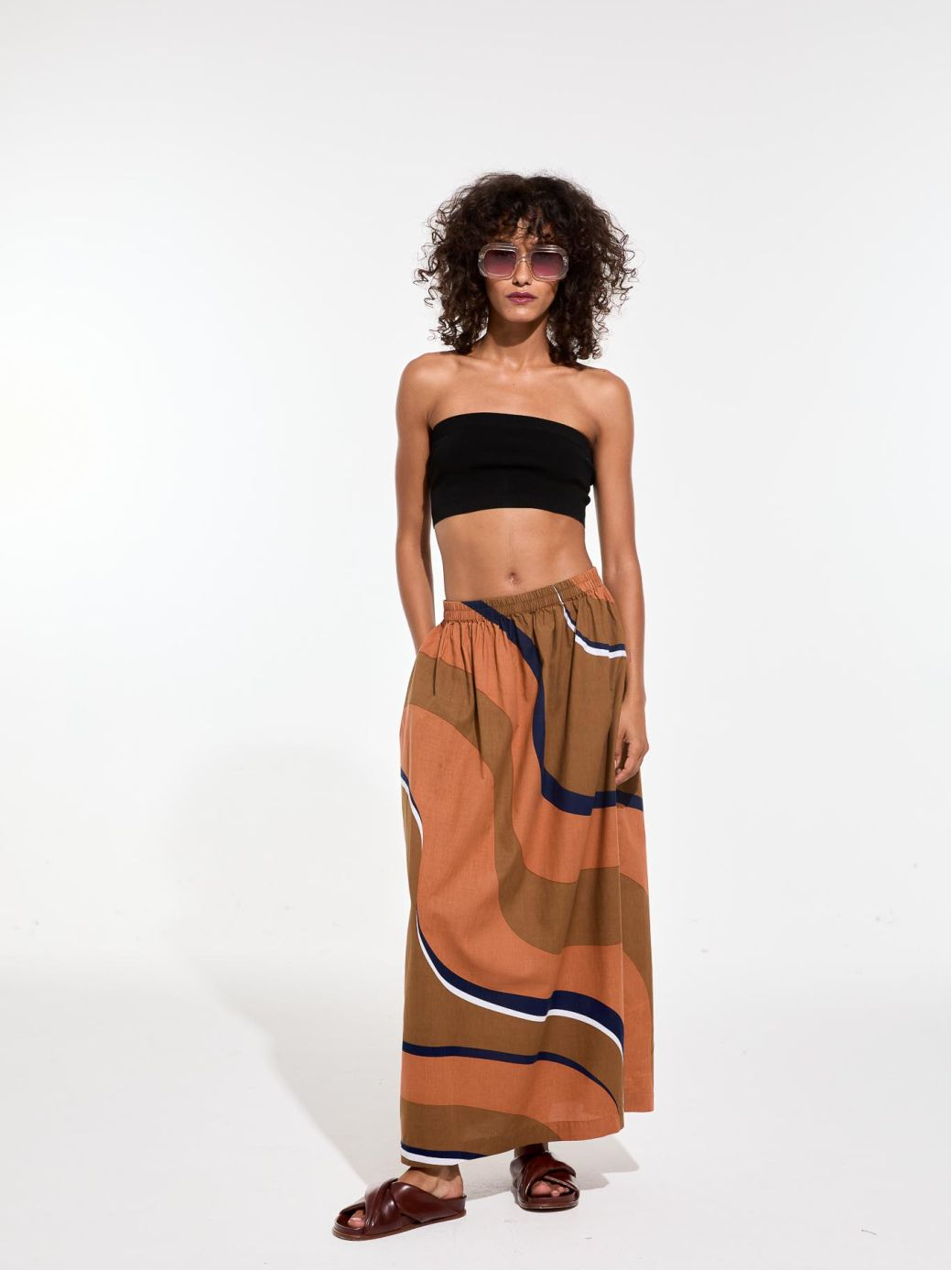 MAPOESIE Terracotta Juliette Madone Skirt