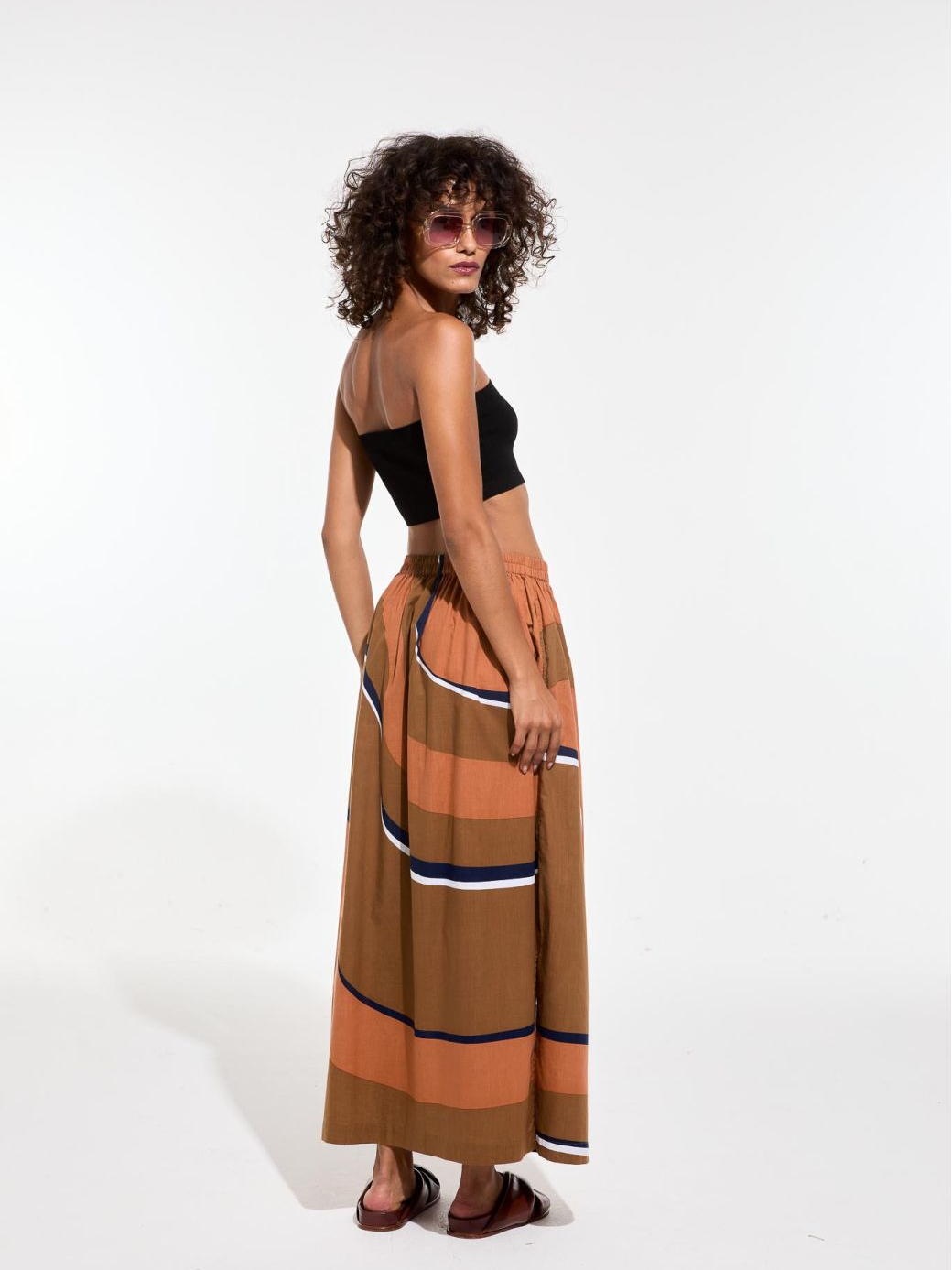 MAPOESIE Terracotta Juliette Madone Skirt