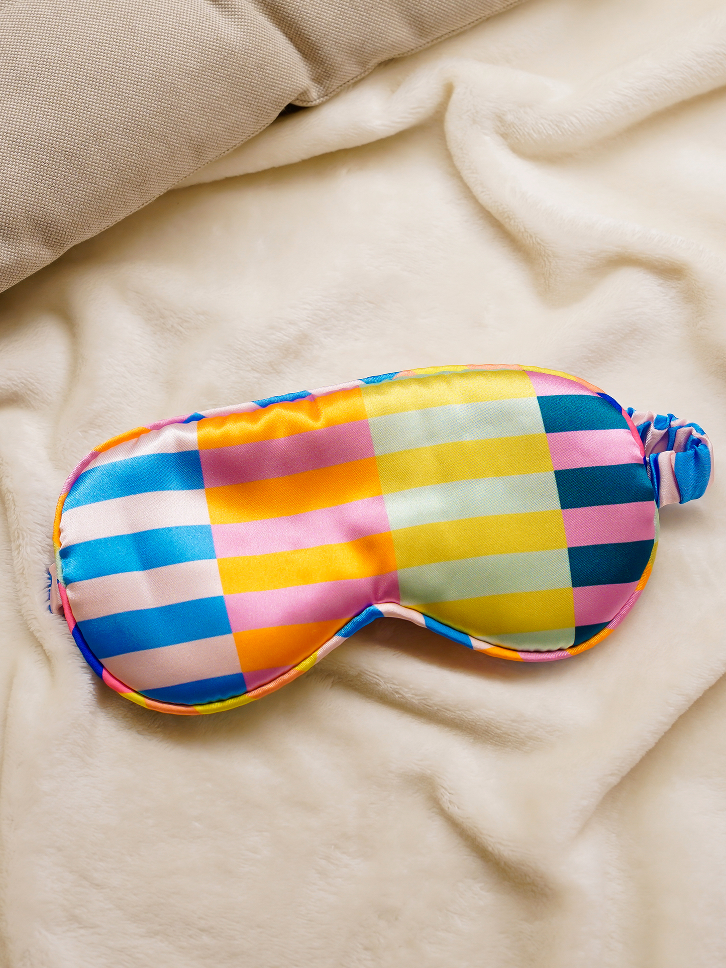Sleep Eye Mask - Multi Color Striped