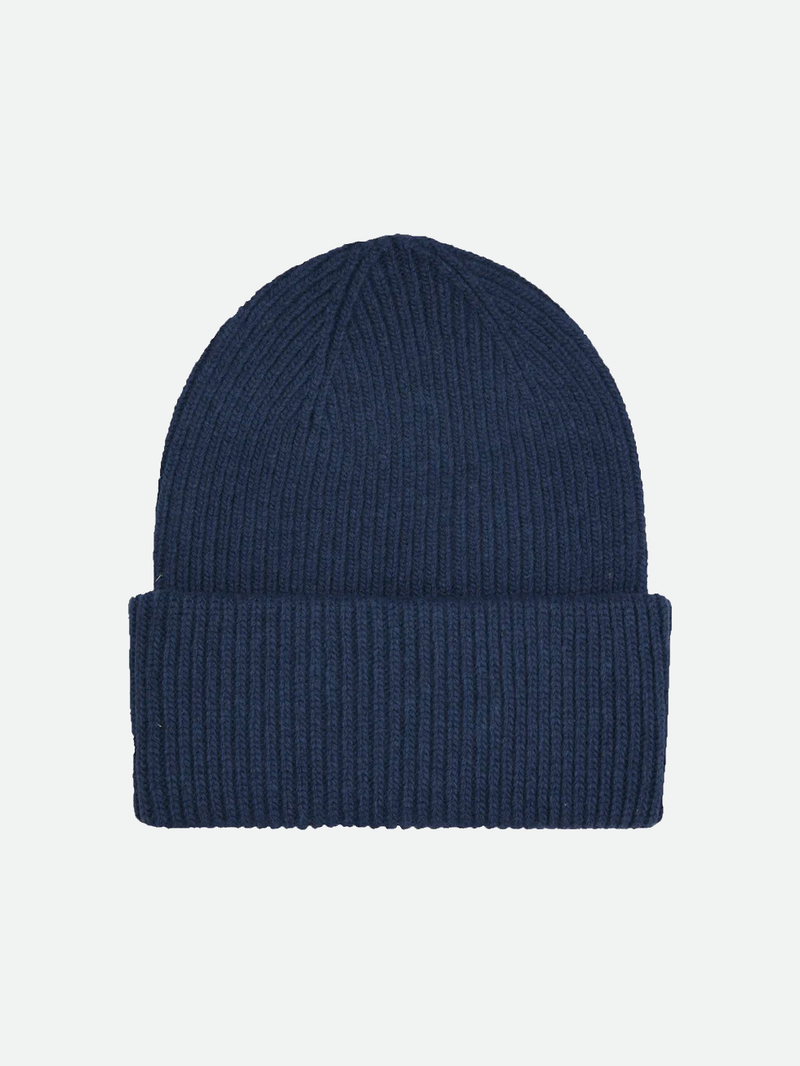 COLORFUL STANDARD Merino Wool Hat Various Colors - Navy Blue - Beanie