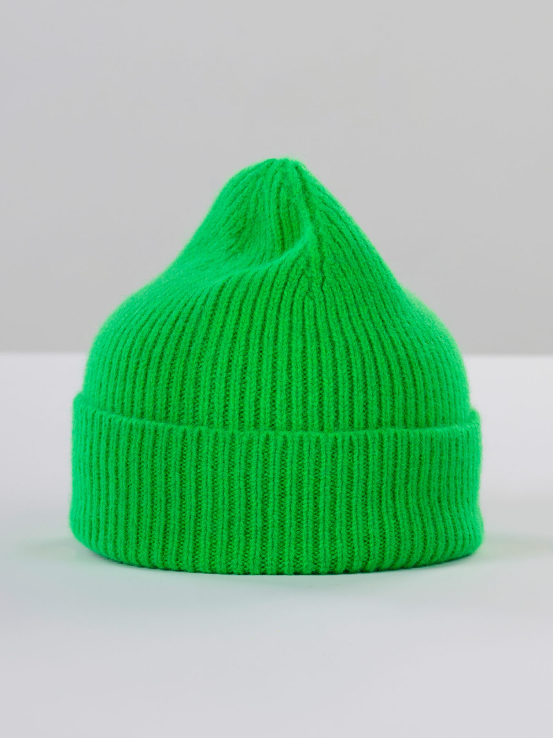LE BONNET Beanie Neon Green - Beanie